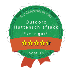 Outdoro-Hüttenschlafsack-Wertung